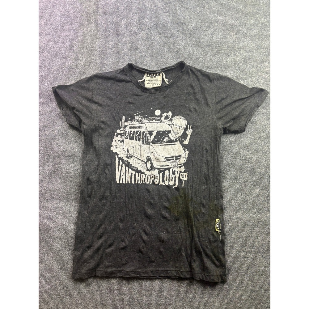Sure Design T-Shirt Adult Small Charcoal Grey Vanthropology 101 Graphic Tee